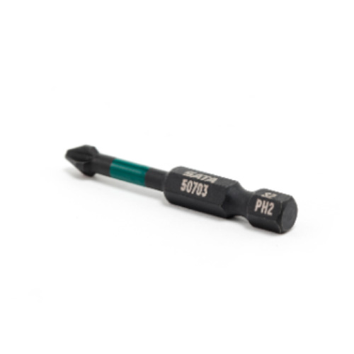 10件套6.3MM系列50MM长抗冲击十字旋具头#3